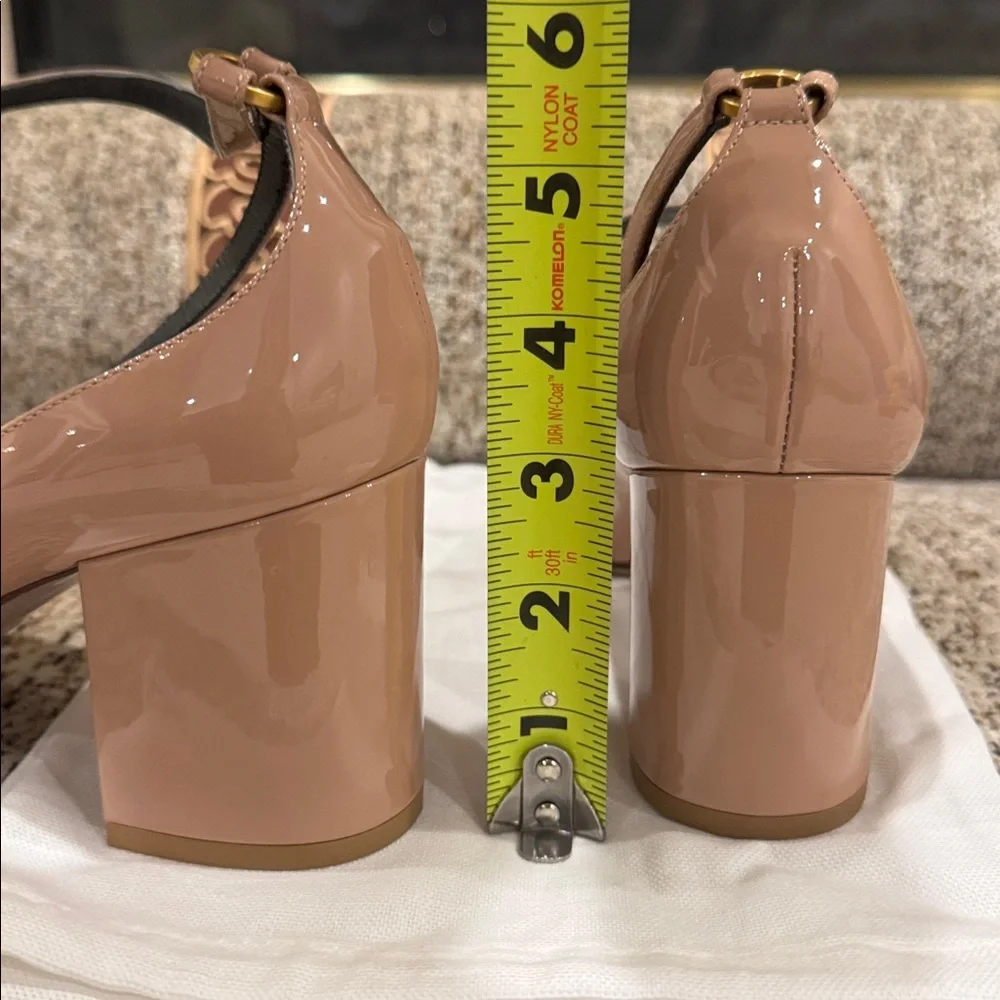 Valentino Nude Patent Leather Heels - Picture 9 of 10